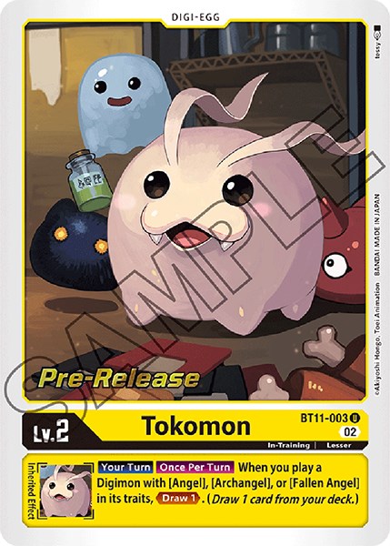 Tokomon [BT11-003] [Dimensional Phase Pre-Release Promos] | Black Swamp Games