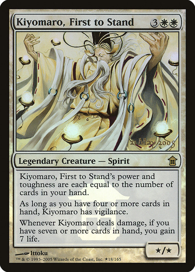 Kiyomaro, First to Stand [Saviors of Kamigawa Promos] | Black Swamp Games