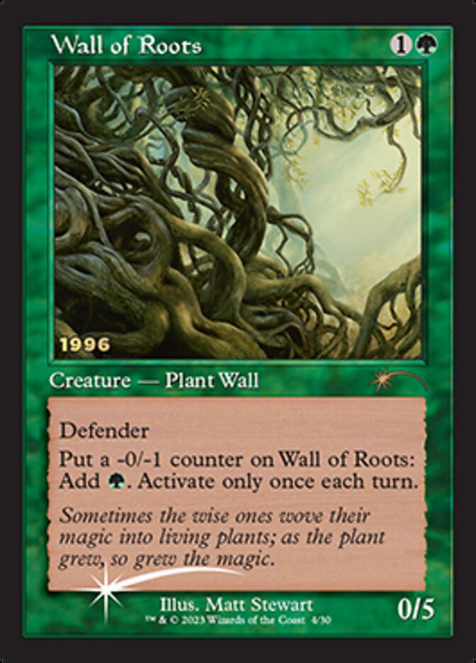 Wall of Roots [30th Anniversary Promos] | Black Swamp Games
