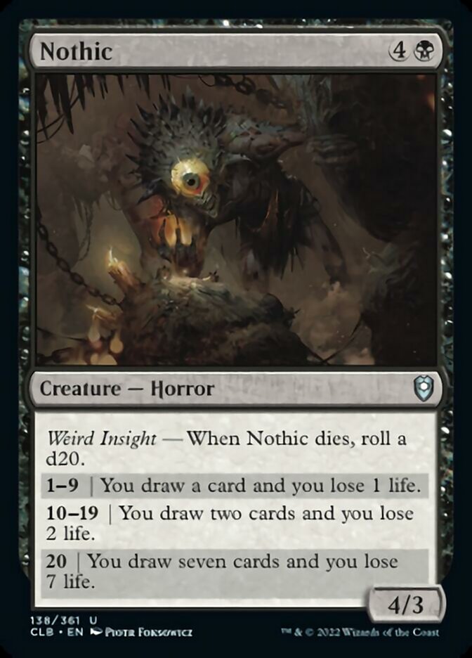 Nothic [Commander Legends: Battle for Baldur's Gate] | Black Swamp Games