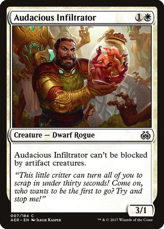 Audacious Infiltrator [Aether Revolt] | Black Swamp Games
