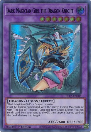 Dark Magician Girl the Dragon Knight (Alternate Art) [DLCS-EN006] Ultra Rare | Black Swamp Games