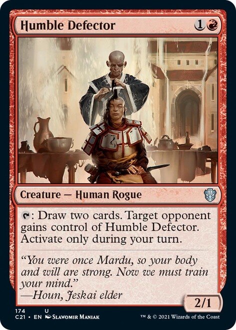 Humble Defector [Commander 2021] | Black Swamp Games