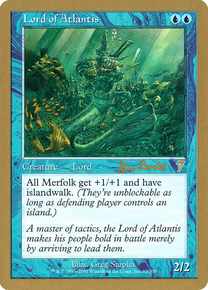 Lord of Atlantis (Alex Borteh) [World Championship Decks 2001] | Black Swamp Games