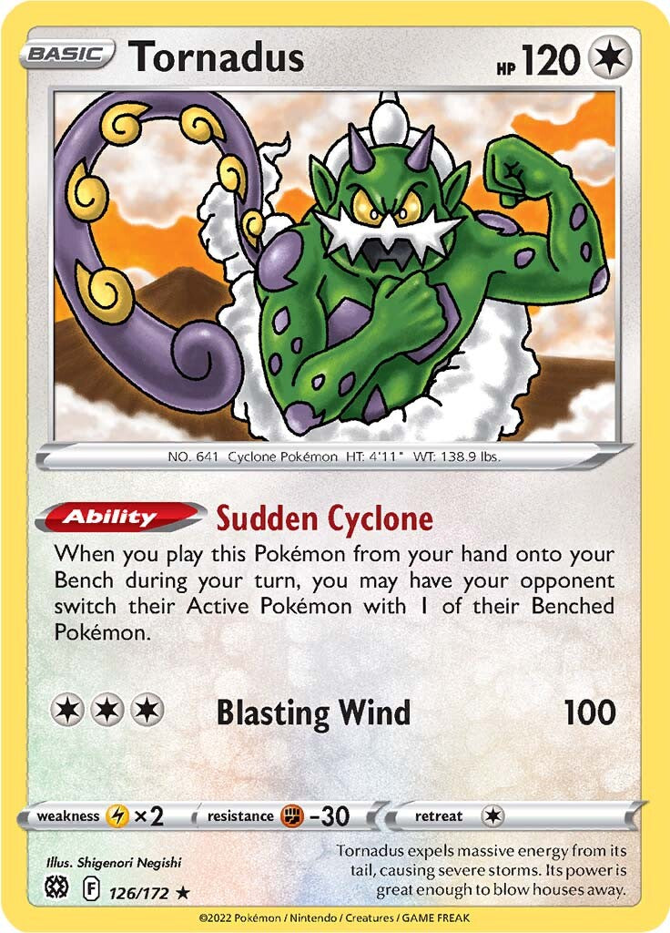 Tornadus (126/172) [Sword & Shield: Brilliant Stars] | Black Swamp Games