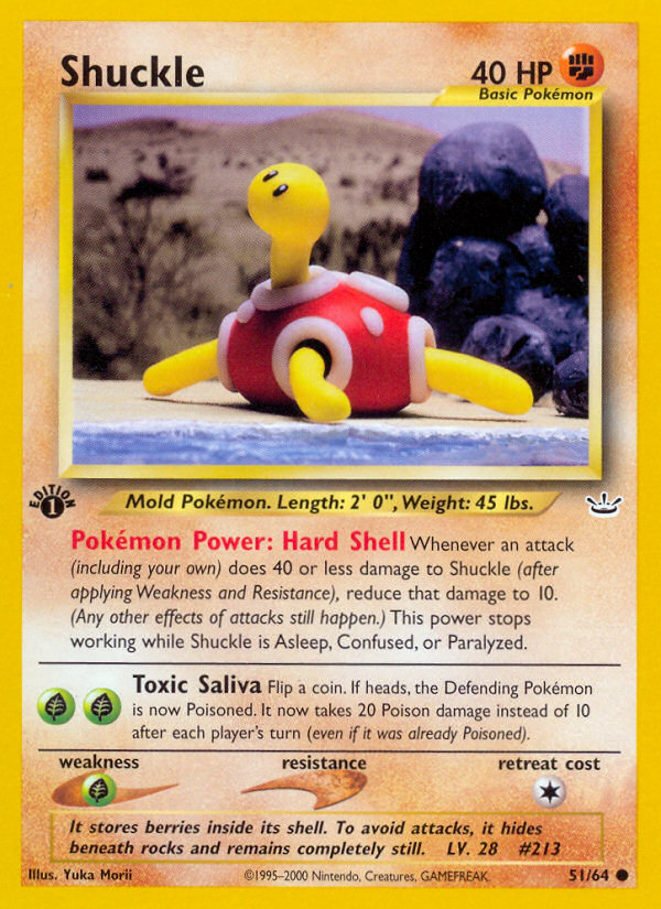 Shuckle (51/64) [Neo Revelation 1st Edition] | Black Swamp Games