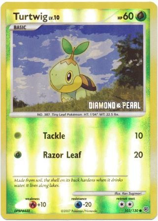 Turtwig (103/130) [Burger King Promos: 2008 Collection] | Black Swamp Games