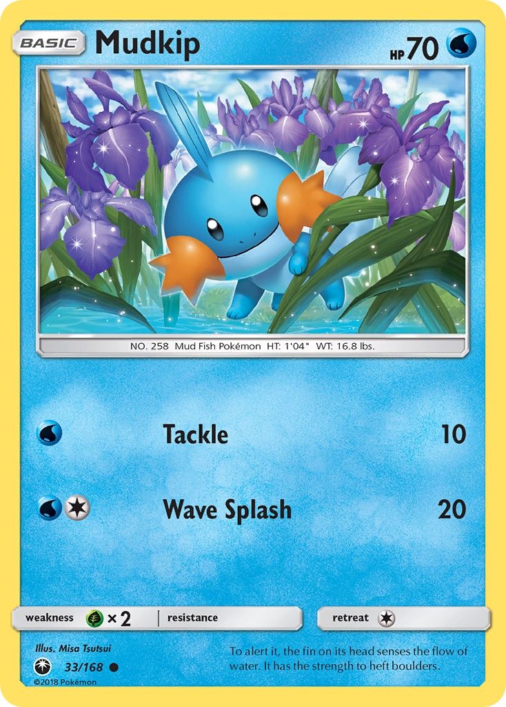 Mudkip (33/168) [Sun & Moon: Celestial Storm] | Black Swamp Games