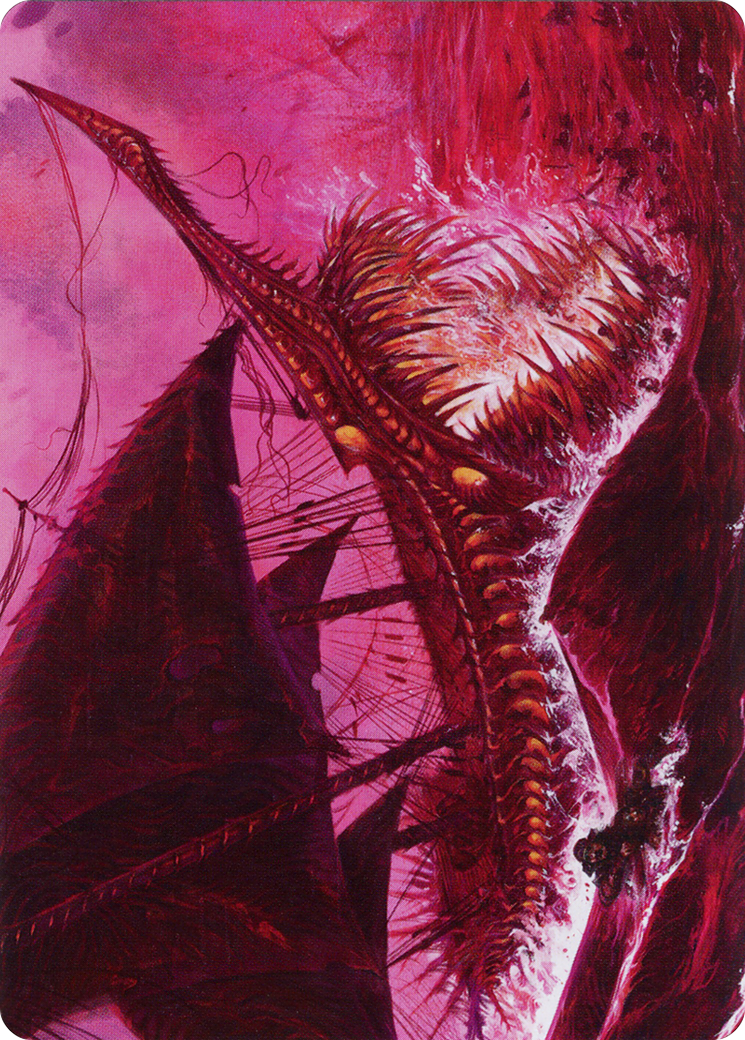 Marauding Dreadship Art Card [March of the Machine Art Series] | Black Swamp Games