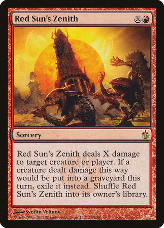 Red Sun's Zenith [Mirrodin Besieged] | Black Swamp Games