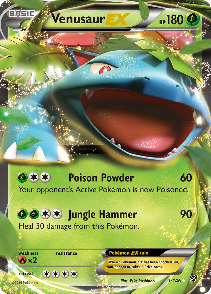 Venusaur EX (1/146) [XY: Base Set] | Black Swamp Games