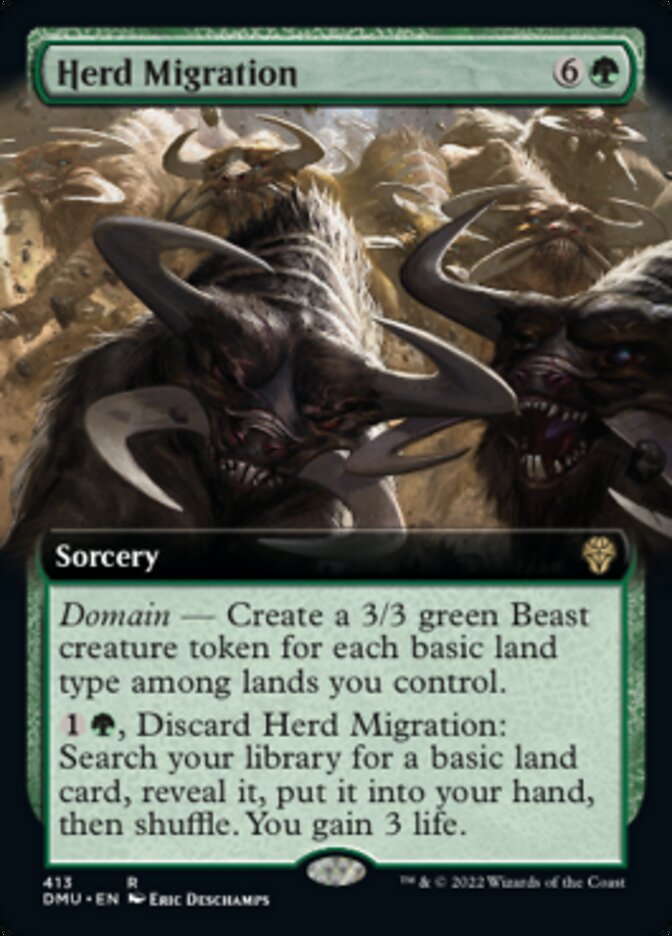 Herd Migration (Extended Art) [Dominaria United] | Black Swamp Games