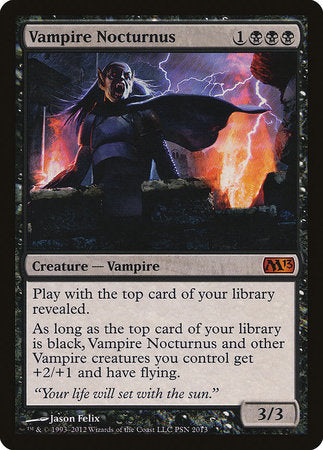 Vampire Nocturnus [Duels of the Planeswalkers Promos 2012] | Black Swamp Games