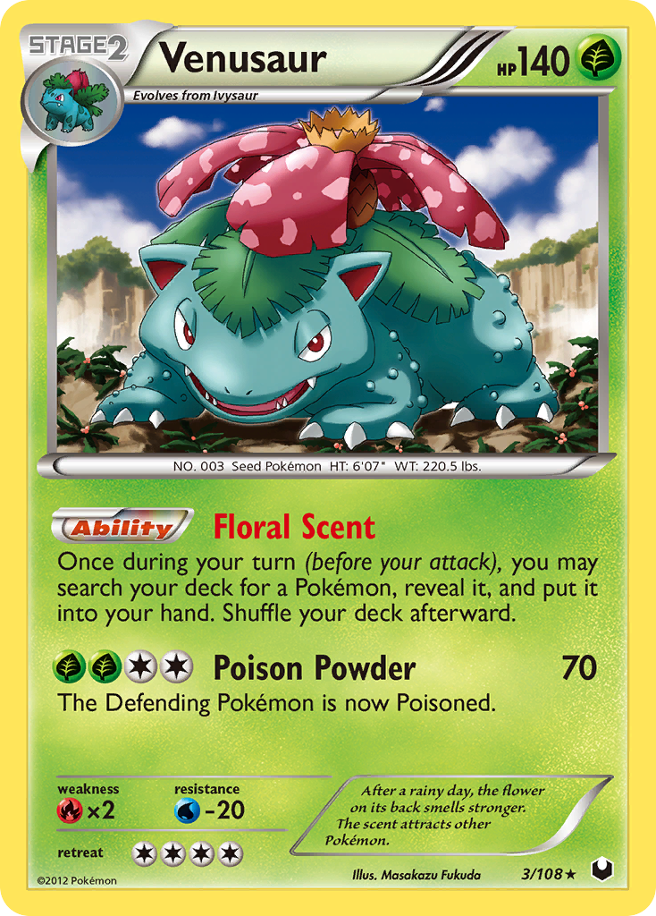 Venusaur (3/108) [Black & White: Dark Explorers] | Black Swamp Games