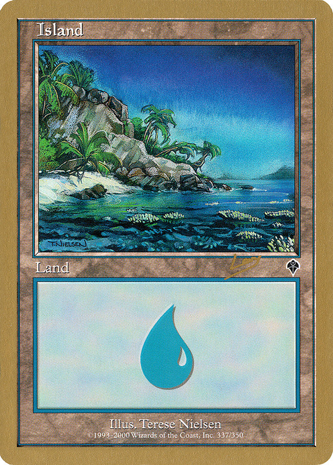 Island (rl337a) (Raphael Levy) [World Championship Decks 2002] | Black Swamp Games