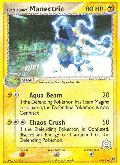 Team Aqua's Manectric (29/95) [EX: Team Magma vs Team Aqua] | Black Swamp Games