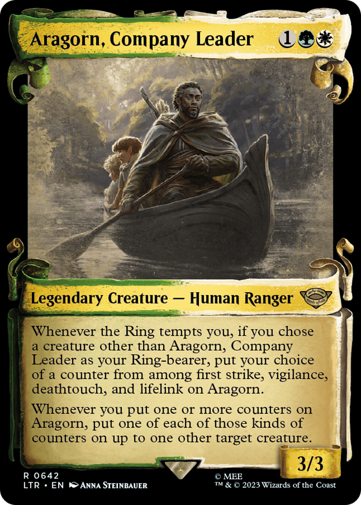 Aragorn, Company Leader [The Lord of the Rings: Tales of Middle-Earth Showcase Scrolls] | Black Swamp Games