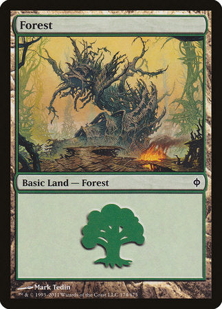 Forest (174) [New Phyrexia] | Black Swamp Games