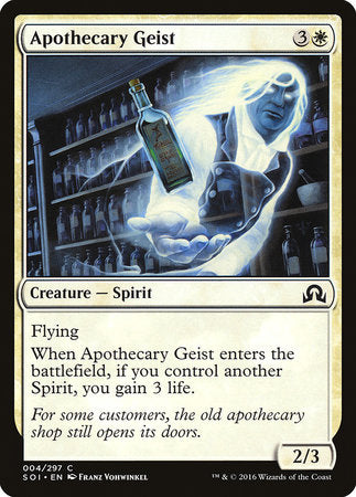 Apothecary Geist [Shadows over Innistrad] | Black Swamp Games