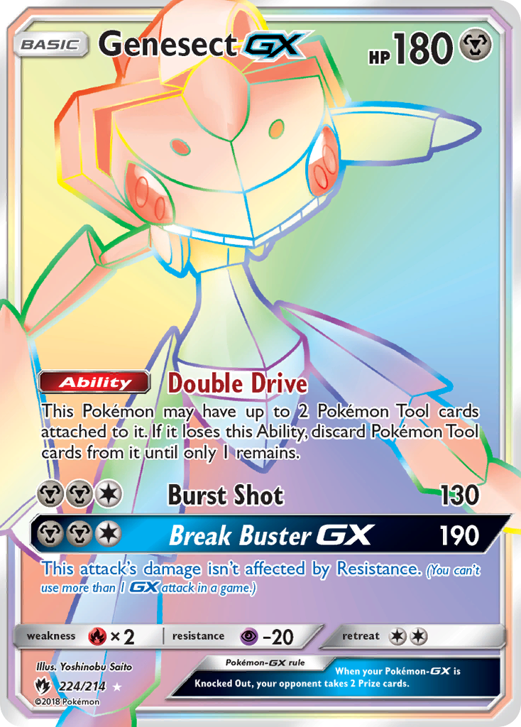 Genesect GX (224/214) [Sun & Moon: Lost Thunder] | Black Swamp Games