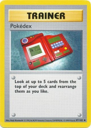 Pokedex (87/102) [Base Set Shadowless Unlimited] | Black Swamp Games