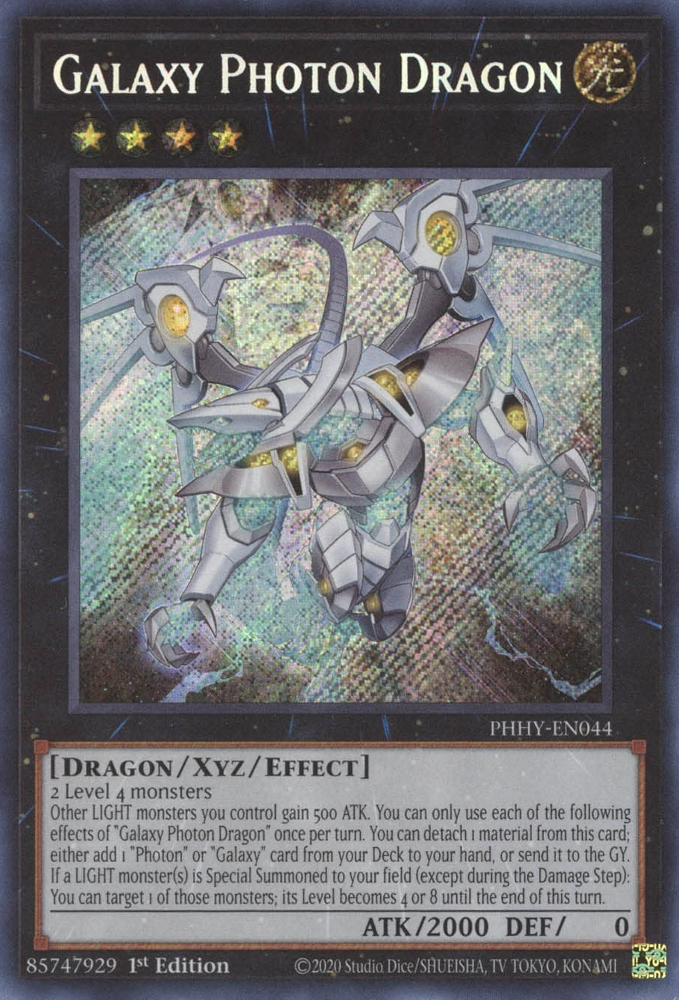 Galaxy Photon Dragon [PHHY-EN044] Secret Rare | Black Swamp Games