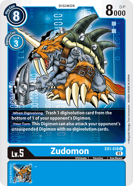 Zudomon [EX1-018] [Classic Collection] | Black Swamp Games