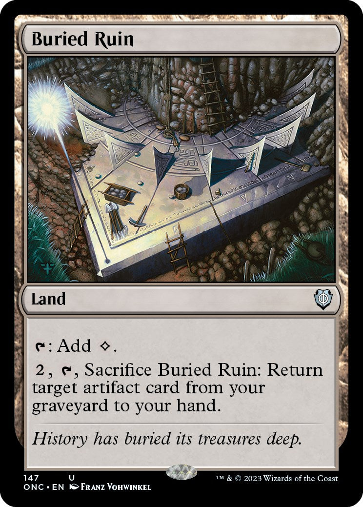 Buried Ruin [Phyrexia: All Will Be One Commander] | Black Swamp Games