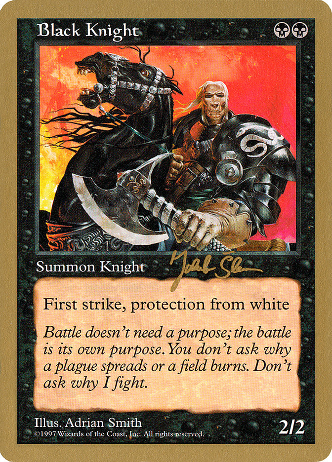 Black Knight (Jakub Slemr) [World Championship Decks 1997] | Black Swamp Games