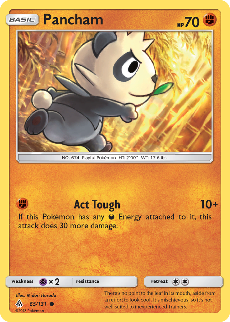 Pancham (65/131) [Sun & Moon: Forbidden Light] | Black Swamp Games