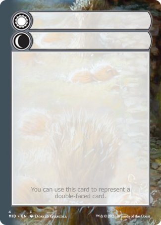 Helper Card (4/9) [Innistrad: Midnight Hunt Tokens] | Black Swamp Games