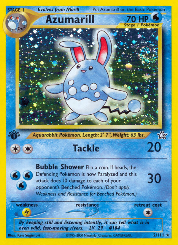 Azumarill (2/111) [Neo Genesis 1st Edition] | Black Swamp Games