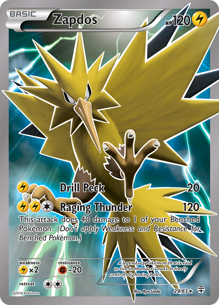 Zapdos (29/83) [XY: Generations] | Black Swamp Games