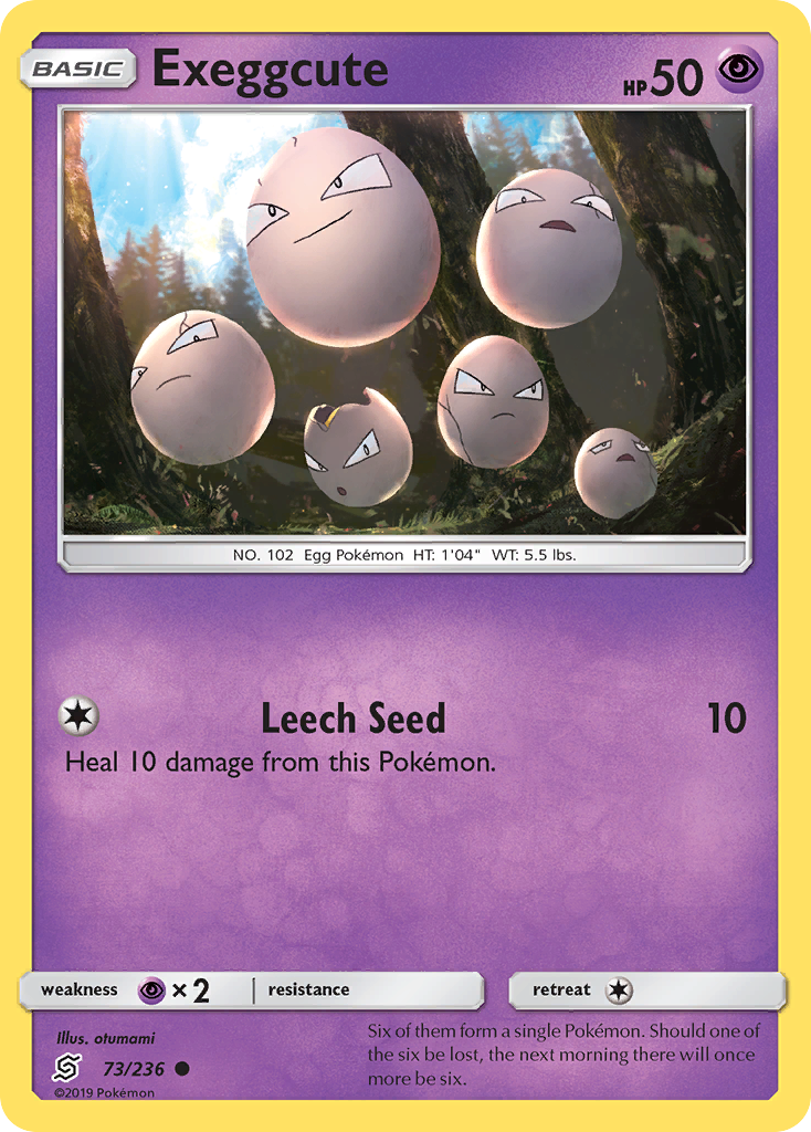 Exeggcute (73/236) [Sun & Moon: Unified Minds] | Black Swamp Games