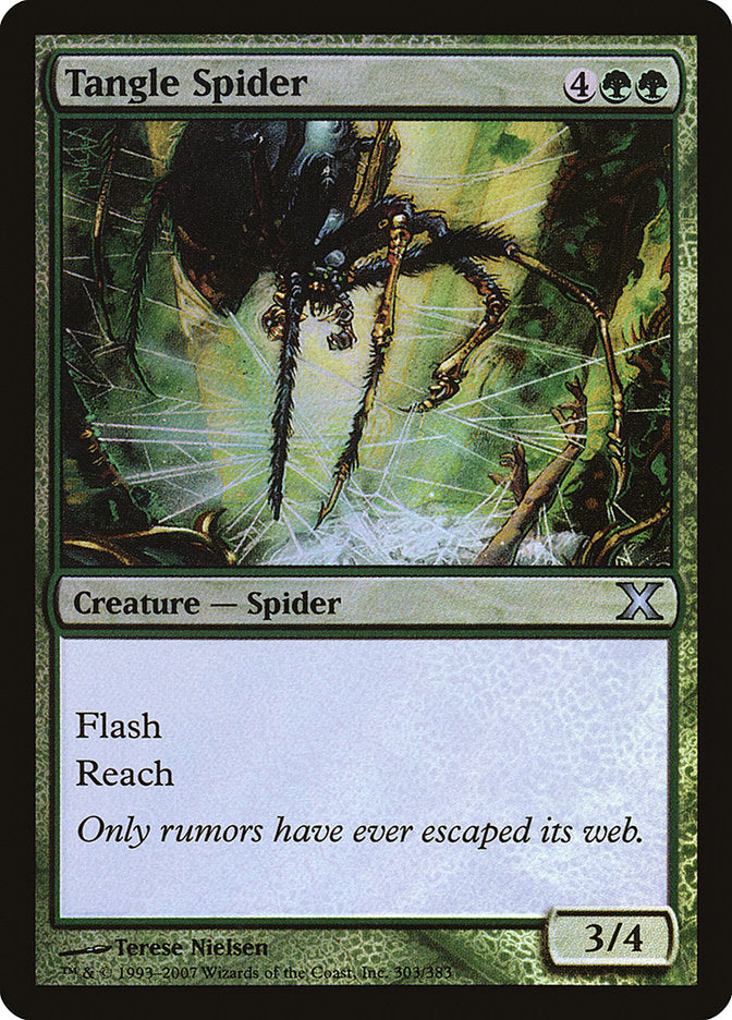 Tangle Spider (Premium Foil) [Tenth Edition] | Black Swamp Games