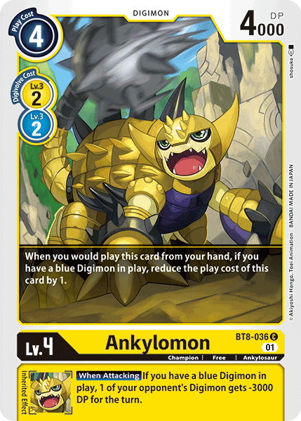 Ankylomon [BT8-036] [New Awakening] | Black Swamp Games