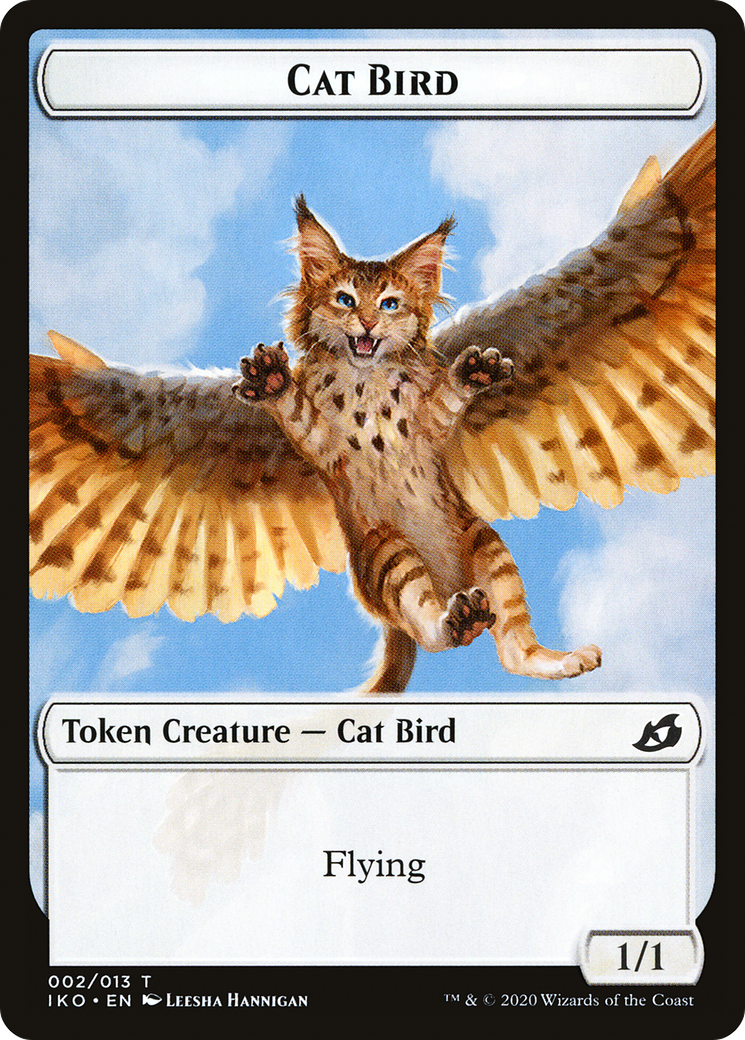 Cat Bird // Spirit Double-Sided Token [Starter Commander Decks] | Black Swamp Games