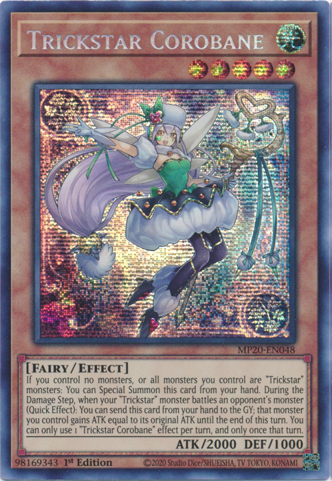 Trickstar Corobane [MP20-EN048] Prismatic Secret Rare | Black Swamp Games