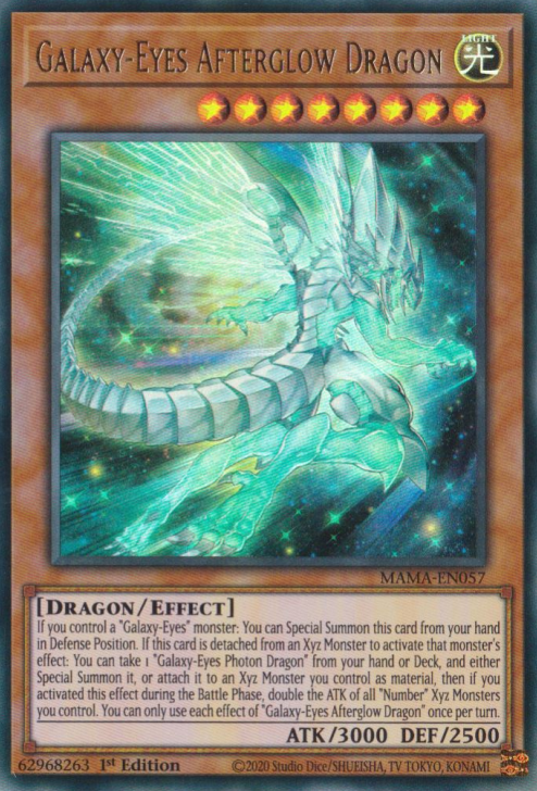 Galaxy-Eyes Afterglow Dragon [MAMA-EN057] Ultra Rare | Black Swamp Games