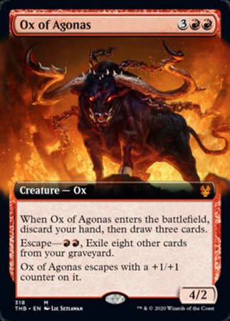 Ox of Agonas (Extended Art) [Theros Beyond Death] | Black Swamp Games