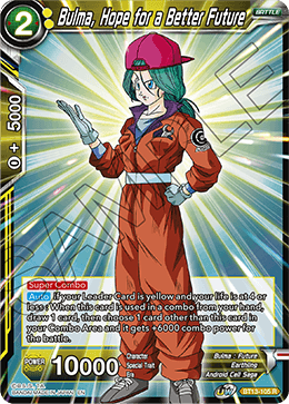 Bulma, Hope for a Better Future (Rare) [BT13-105] | Black Swamp Games