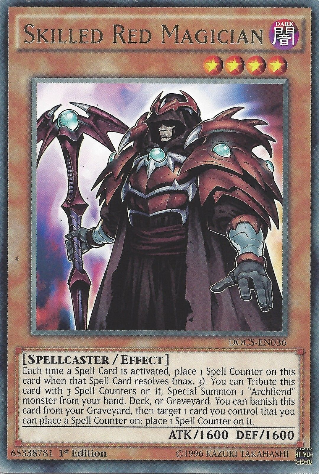 Skilled Red Magician [DOCS-EN036] Rare | Black Swamp Games