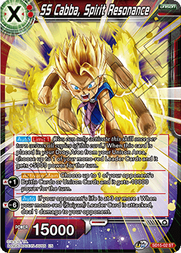 SS Cabba, Spirit Resonance (Starter Deck - Pride of the Saiyans) (SD15-02) [Cross Spirits] | Black Swamp Games