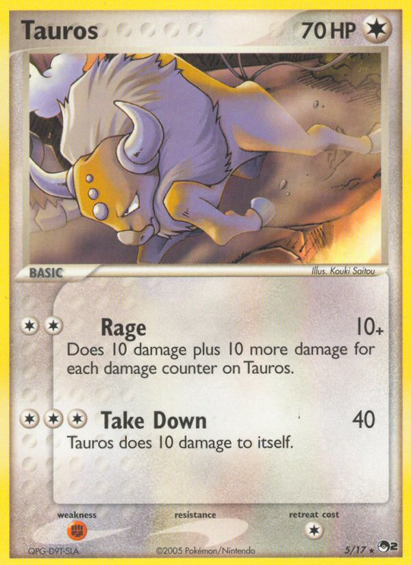 Tauros (5/17) [POP Series 2] | Black Swamp Games