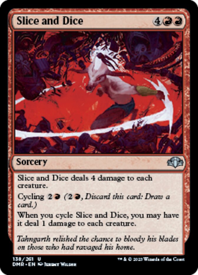 Slice and Dice [Dominaria Remastered] | Black Swamp Games