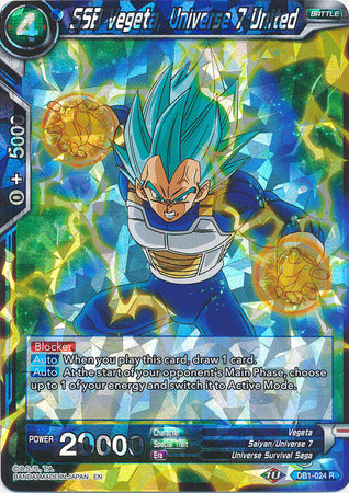 SSB Vegeta, Universe 7 United (DB1-024) [Dragon Brawl] | Black Swamp Games