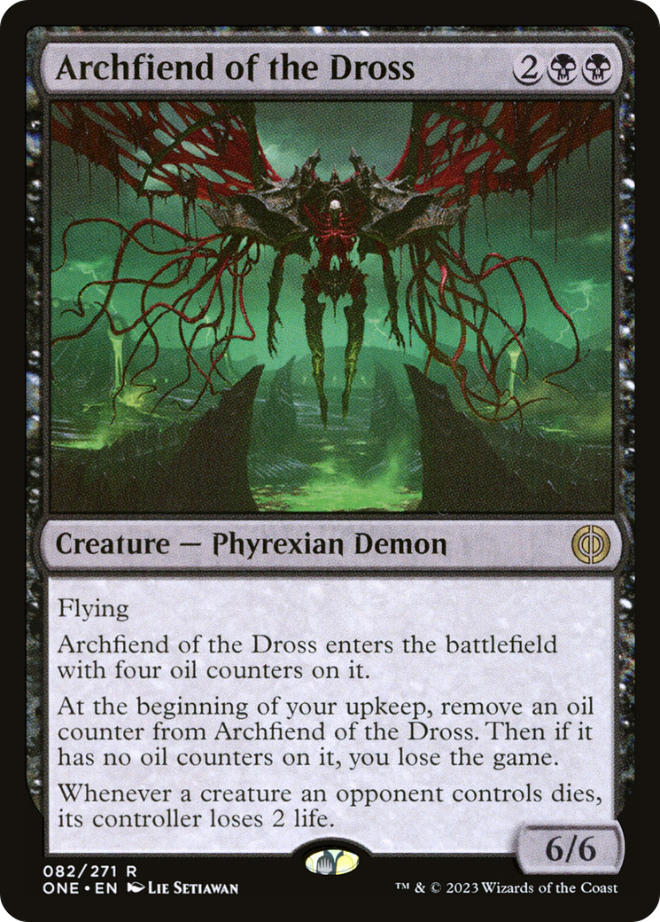 Archfiend of the Dross [Phyrexia: All Will Be One] | Black Swamp Games