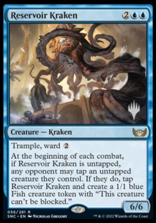 Reservoir Kraken (Promo Pack) [Streets of New Capenna Promos] | Black Swamp Games