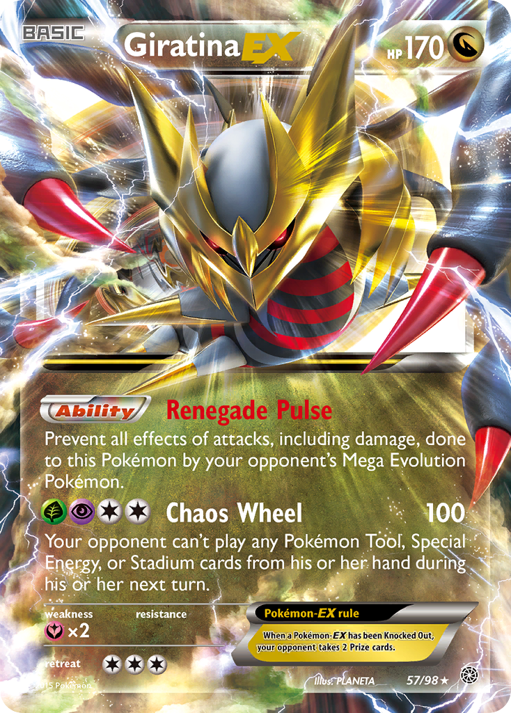 Giratina EX (57/98) [XY: Ancient Origins] | Black Swamp Games