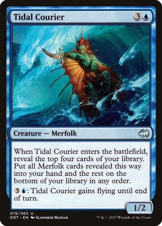 Tidal Courier [Duel Decks: Merfolk vs. Goblins] | Black Swamp Games